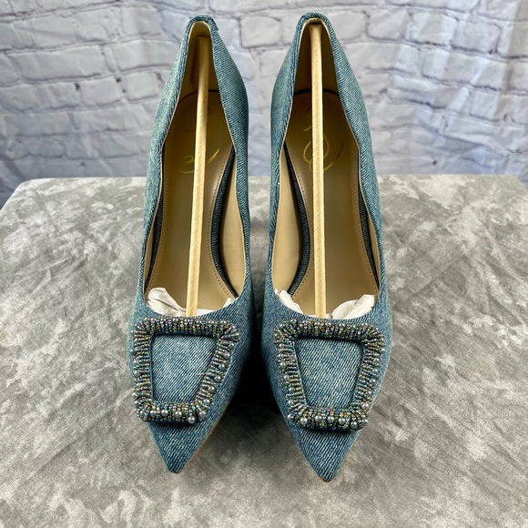 Brand New W/box Sam Edelman Harriet Pointed Toe Pump Size 9 - Picture 14 of 17